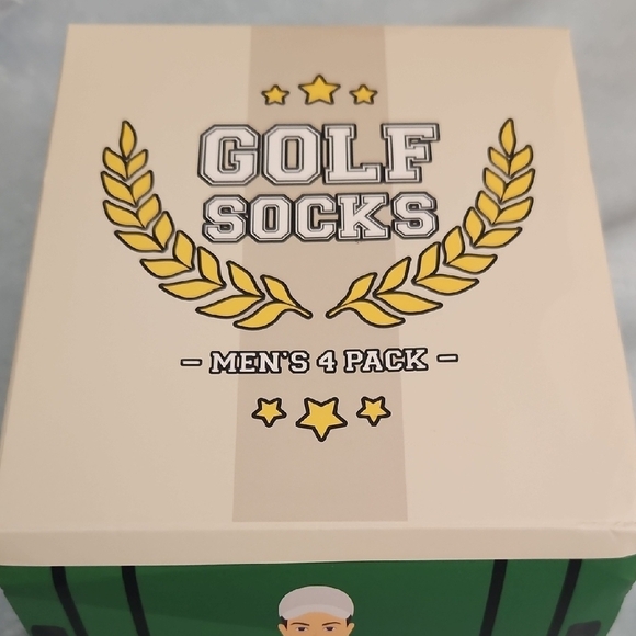 Golf Socks Men's 4 Pack - Picture 1 of 6